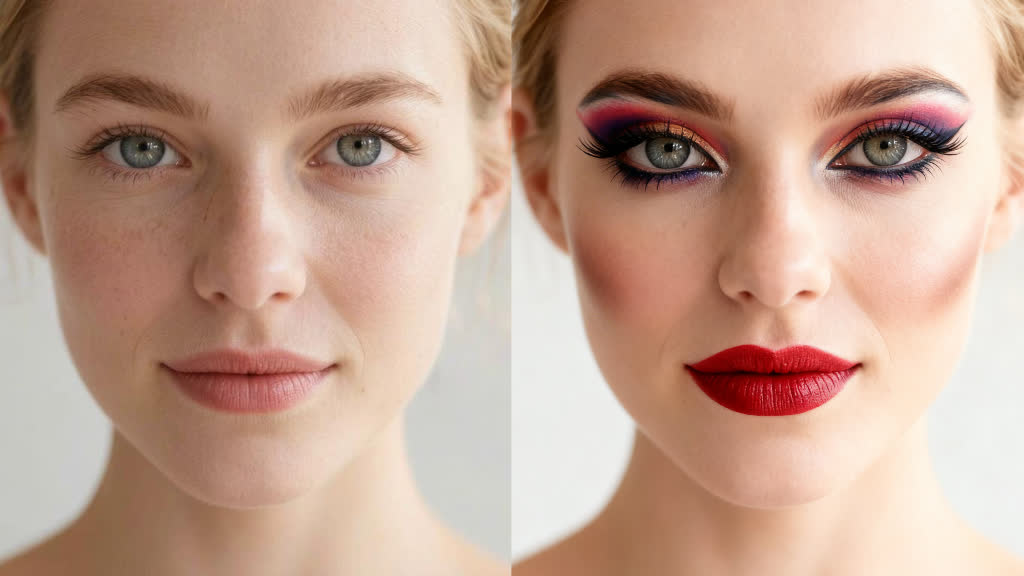AI makeup transfer demo